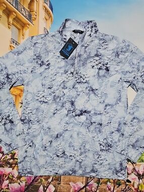 Scales Camo 1/2 Zip Pullover Shirt‎ Size Small New